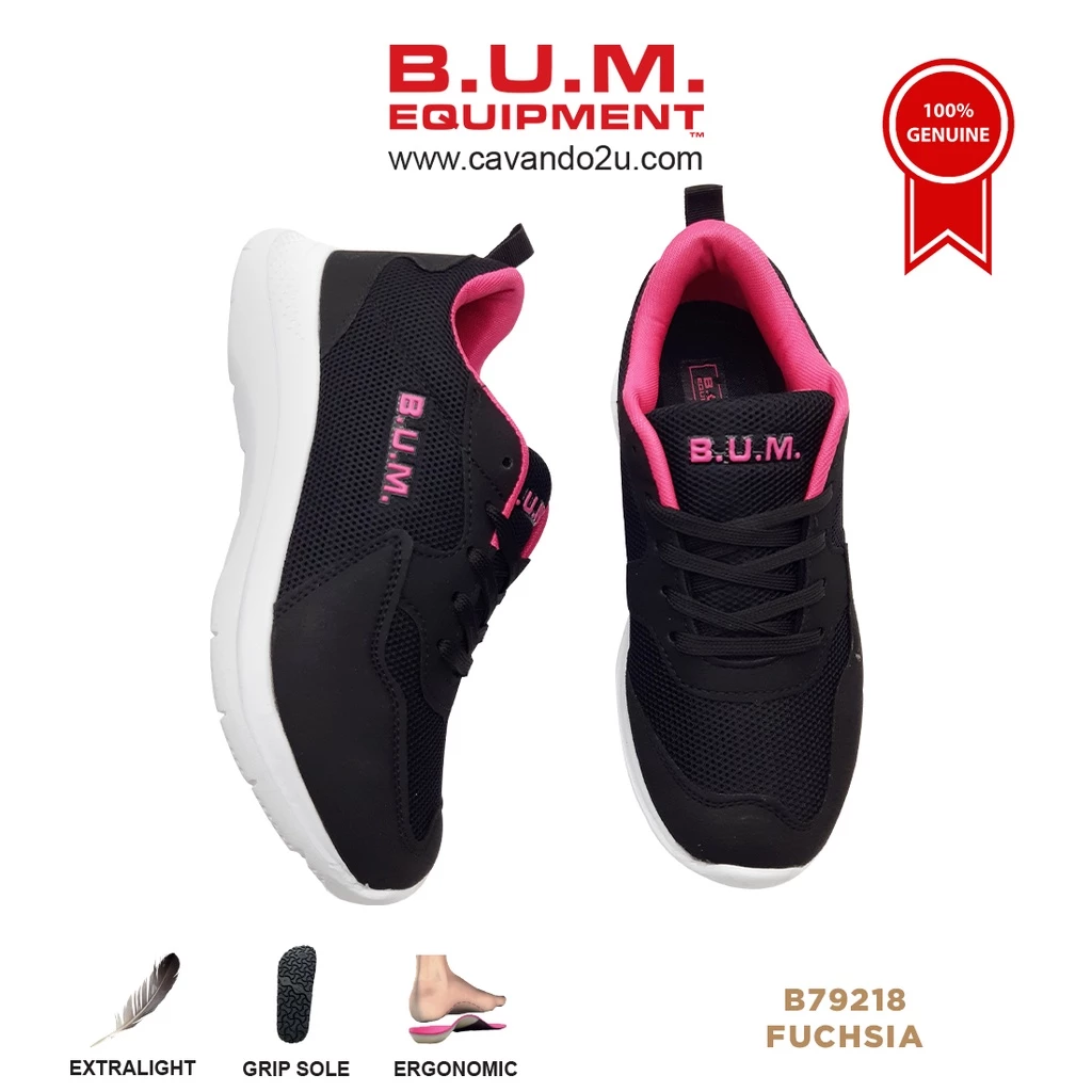 BUM Equipment Kasut Wanita Warna Fuchsia/Biru/Kelabu Muda - Women's Shoes B79218/B79219/B79220 Fuchsia/Blue/L.Grey
