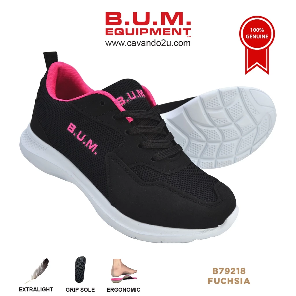 BUM Equipment Kasut Wanita Warna Fuchsia/Biru/Kelabu Muda - Women's Shoes B79218/B79219/B79220 Fuchsia/Blue/L.Grey