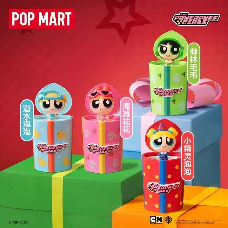 The Powerpuff Girls Party Surprise Series Figures Blind Box Action Toys Figure Birthday Gift Kid Toy