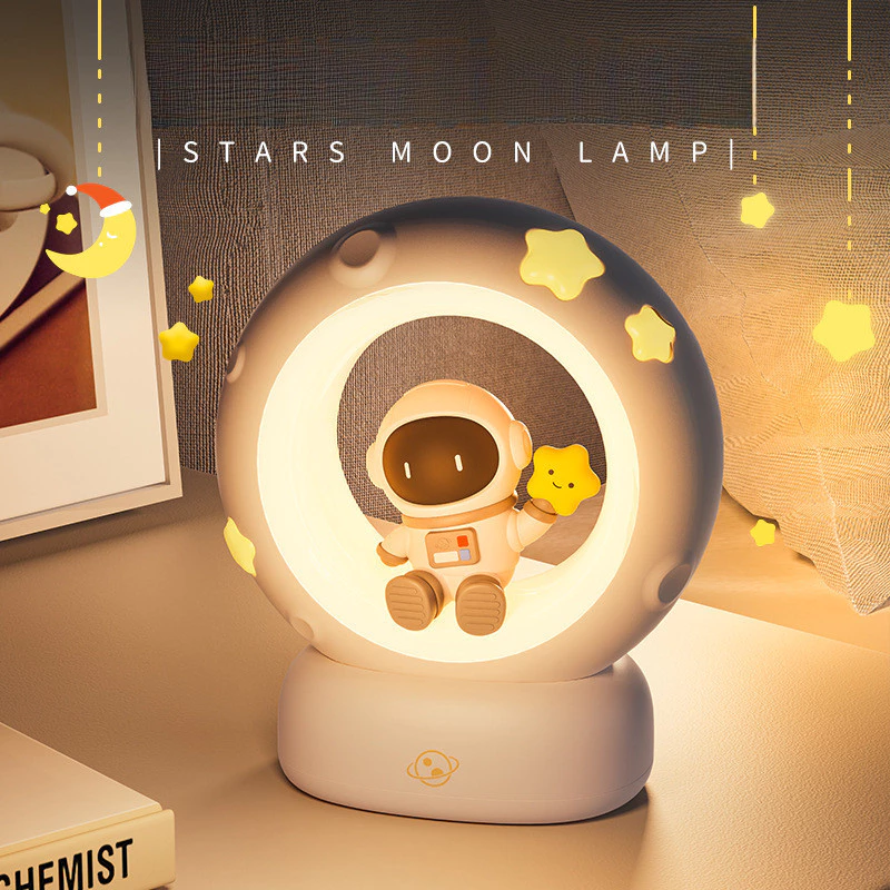 Touch LED Night Light Lamps Children Bedroom Cute Cat Dragon Rabbit Gift Box