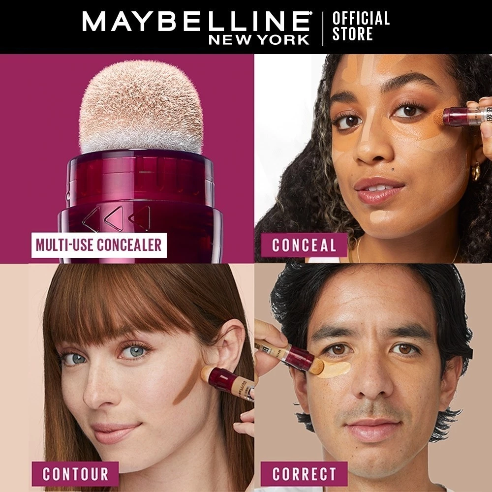 Maybelline Instant Age Rewind Concealer – Full Coverage, Erases Dark Circles, Puffy Eyes & Fine Lines, Lightweight