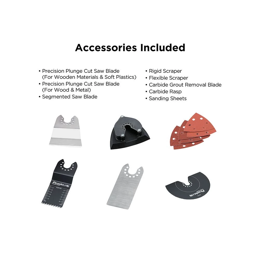 BLACK+DECKER 18V Cordless Oscillating Multi Tool with 20 Accessories