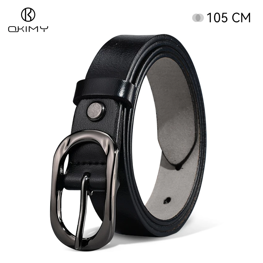 OKIMY Women Retro Belt Elegant Belt Needle Buckle Design Adjustable Ladies Long Straps Waistbands Alloy Buckle Leisure Belt