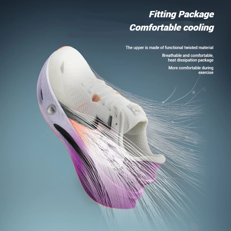 361 Degrees Spire Float Ⅱ Men Running Shoes Comfortable Cushioning Widefoot Shock Absorption Soft Sneakers 572512201