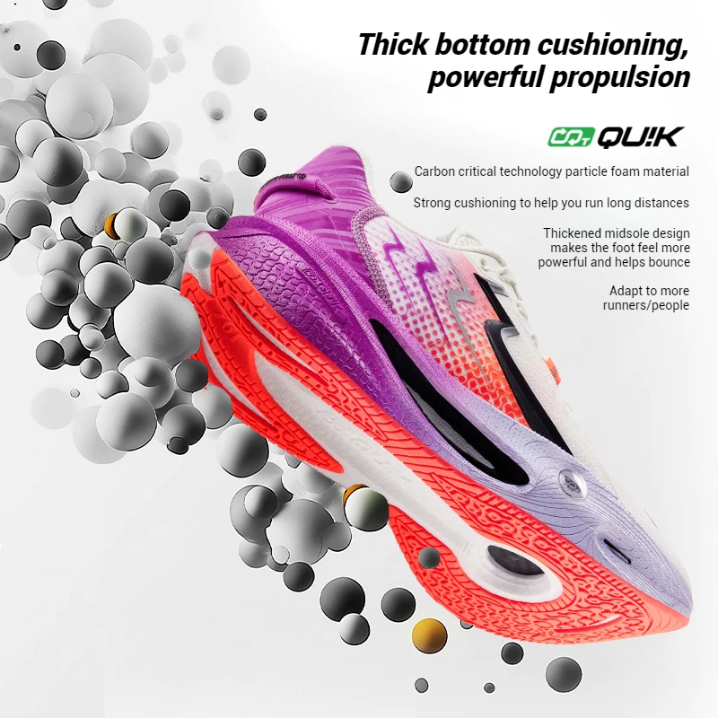 361 Degrees Spire Float Ⅱ Men Running Shoes Comfortable Cushioning Widefoot Shock Absorption Soft Sneakers 572512201