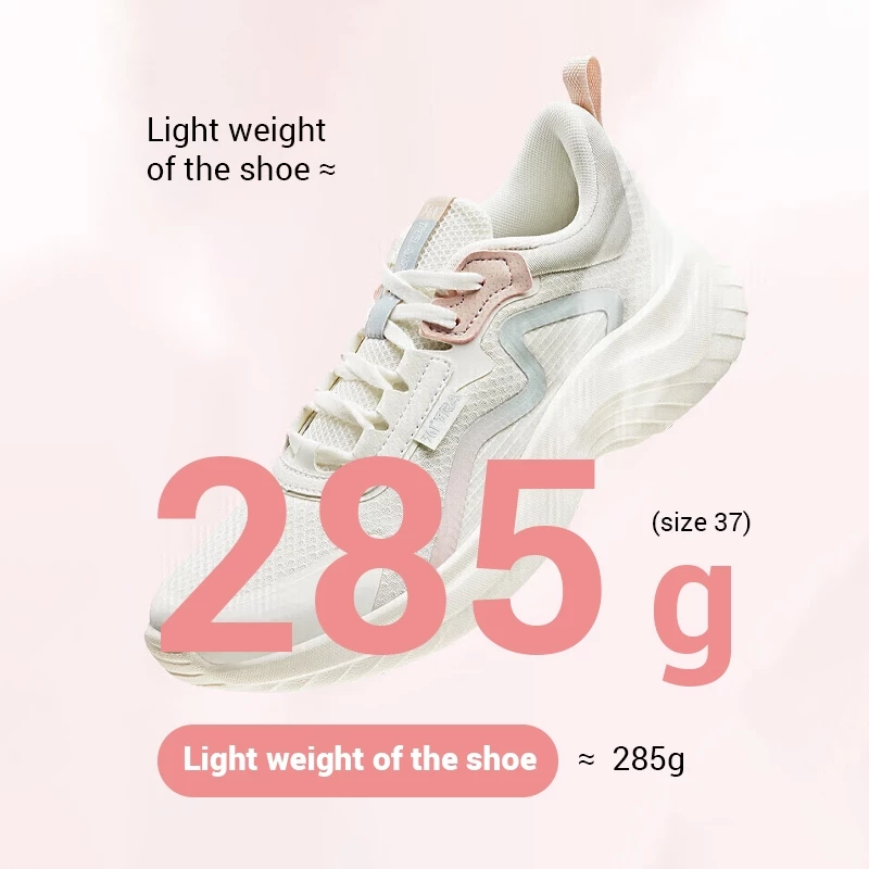 【Light】361 Degrees Softflow Lightweight Women Running Shoes Comfortable Sport Shoes Breathable Commute Walking Sneakers Running
