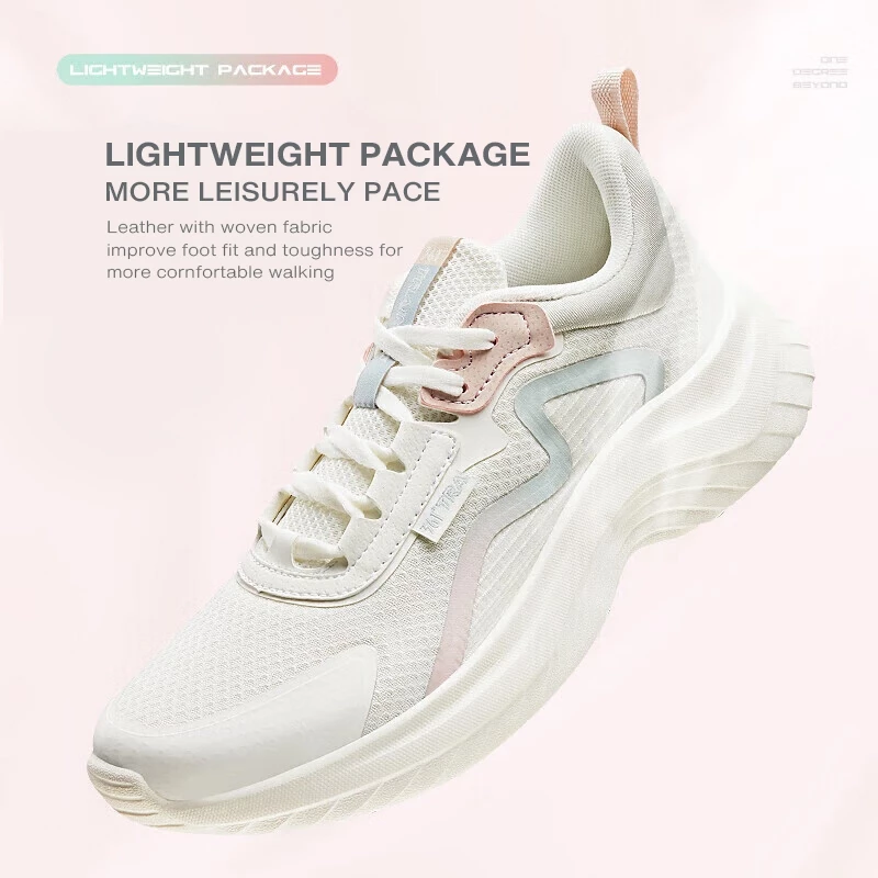 【Light】361 Degrees Softflow Lightweight Women Running Shoes Comfortable Sport Shoes Breathable Commute Walking Sneakers Running