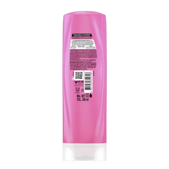 Sunsilk Shampoo / Conditioner /Hijab 300ml/ Smooth Soft/Manageable /Lively Clean Fresh /Hairfall 300ml