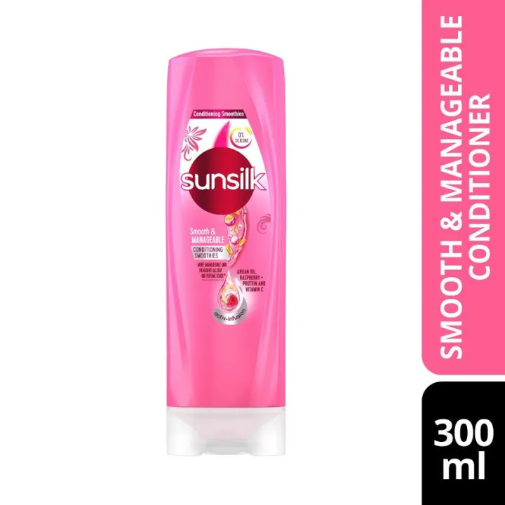 Sunsilk Shampoo / Conditioner /Hijab 300ml/ Smooth Soft/Manageable /Lively Clean Fresh /Hairfall 300ml
