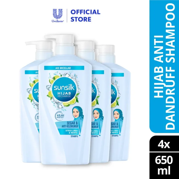 [Bundle of 4] Sunsilk Anti Dandruff Shampoo 625ml
