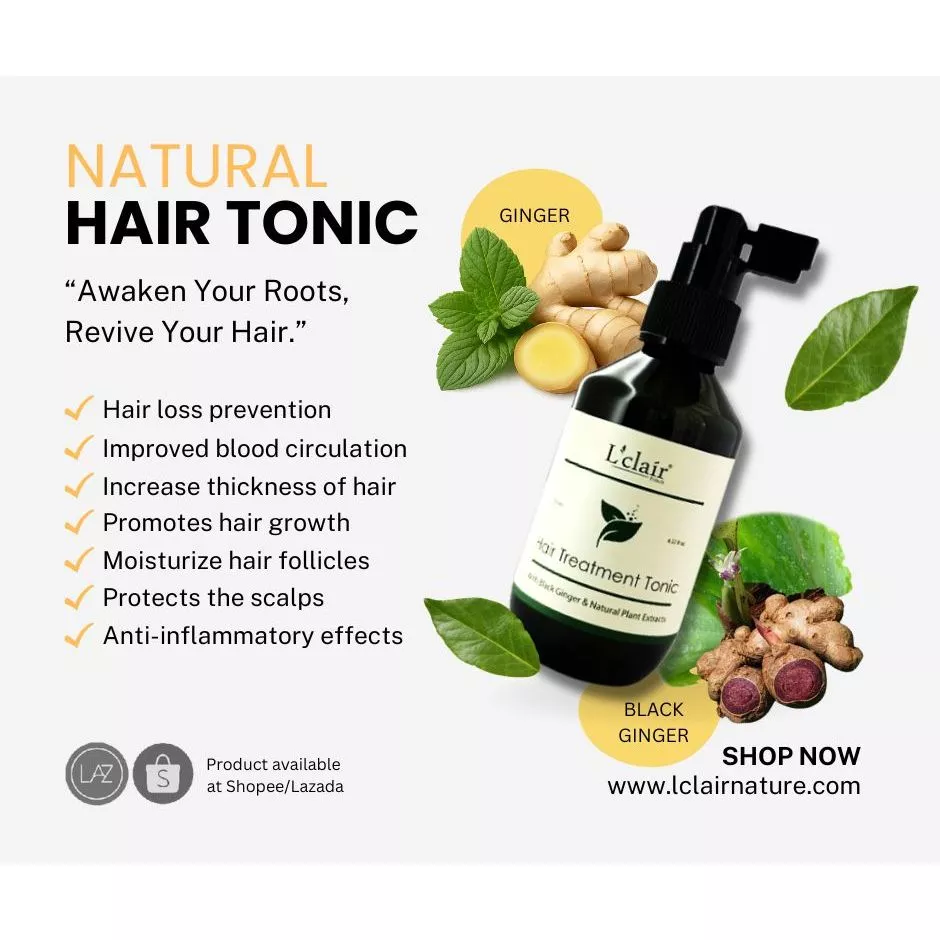 Hair Treatment Shampoo (1 x 525ml) + Hair Treatment Tonic (1 x 125ml) [Free Sea Salt 1 x 30g]