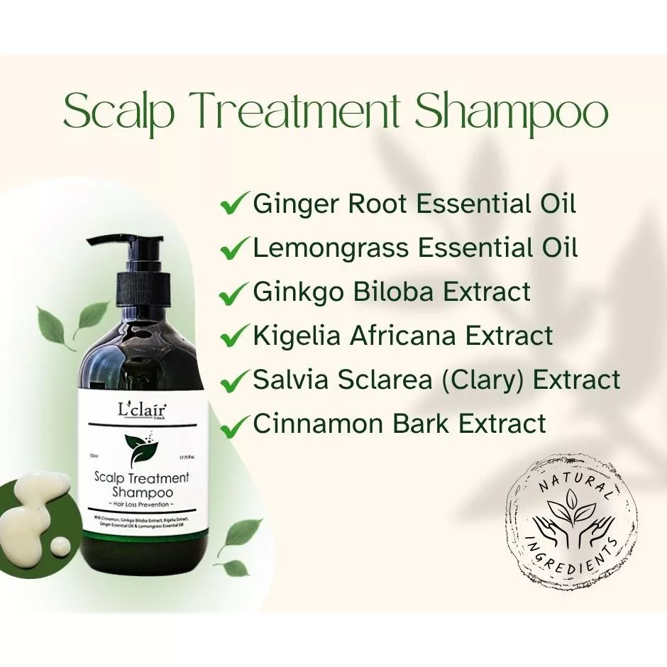 Hair Treatment Shampoo (1 x 525ml) + Hair Treatment Tonic (1 x 125ml) [Free Sea Salt 1 x 30g]