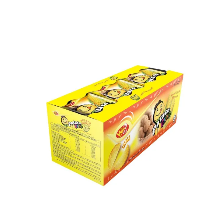 Win2 - Potato Crisp 600G - 20G x 30SACHETS / Win2 - KRAKER UBI KENTANG PANGGANG 600G - 20G X 30SACHETS