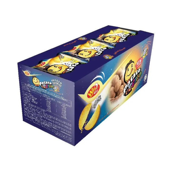Win2 - Potato Crisp 600G - 20G x 30SACHETS / Win2 - KRAKER UBI KENTANG PANGGANG 600G - 20G X 30SACHETS