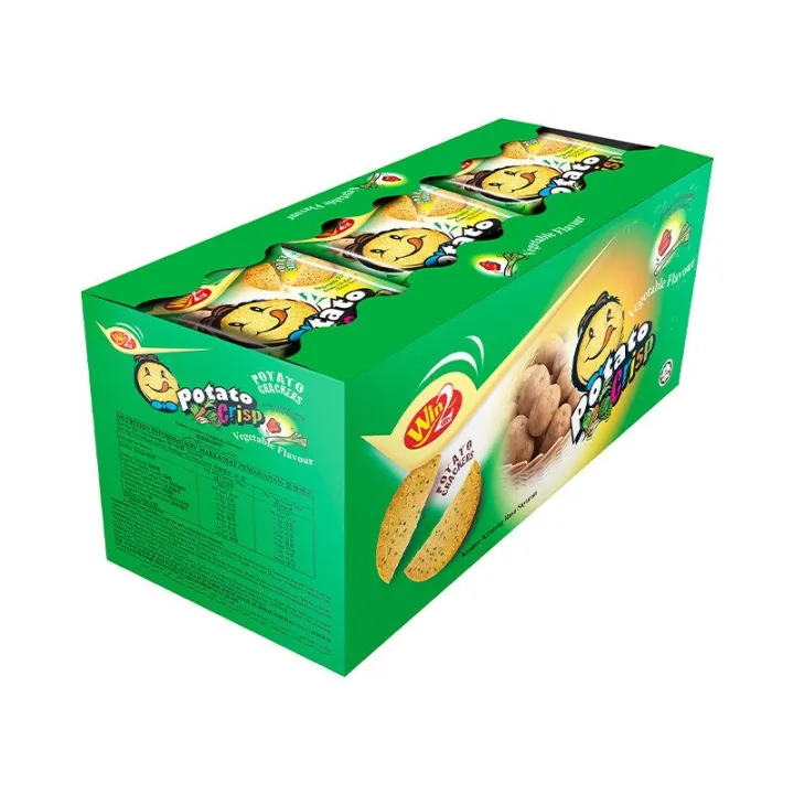 Win2 - Potato Crisp 600G - 20G x 30SACHETS / Win2 - KRAKER UBI KENTANG PANGGANG 600G - 20G X 30SACHETS