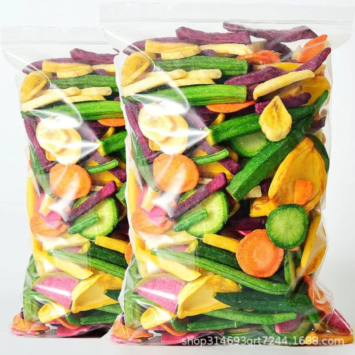 Mixed Dried Vegetables Snacks Fruits Snack Mix 12type 250g 蔬菜果干Keropok Sayur Kering Fruit Vegetables chips crispy
