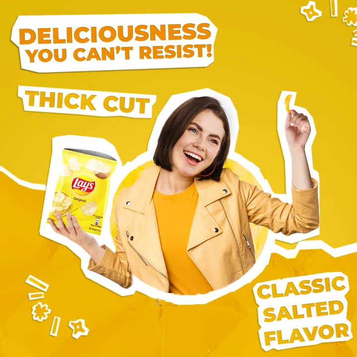 Lay's Classic 50g / Lay's Kerepek Kentang Perisa Klasik 50g