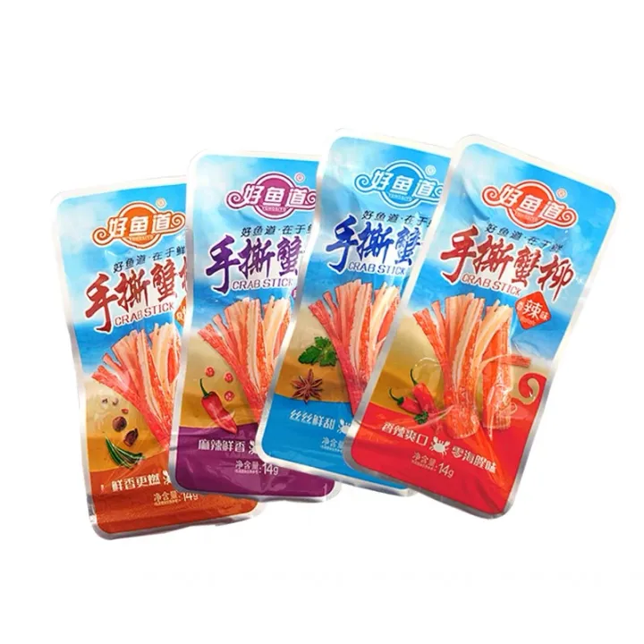 （全网最低价）好鱼道 手撕蟹柳 香辣 蟹肉蟹味棒 海味 即食零食网红休闲食品小吃 crab stick snack delicious 网红零食ready stock 中国零食系列 美味零食