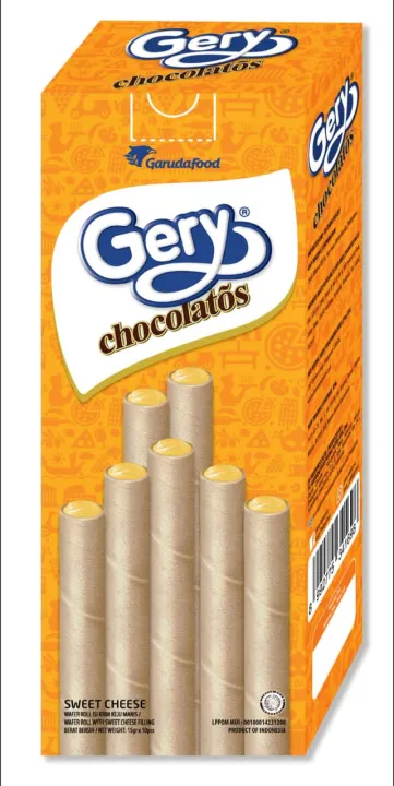 [FSC] Gery Chocolatos Wafer Roll 14/12gm*10stick