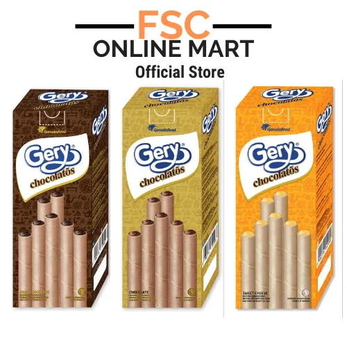[FSC] Gery Chocolatos Wafer Roll 14/12gm*10stick