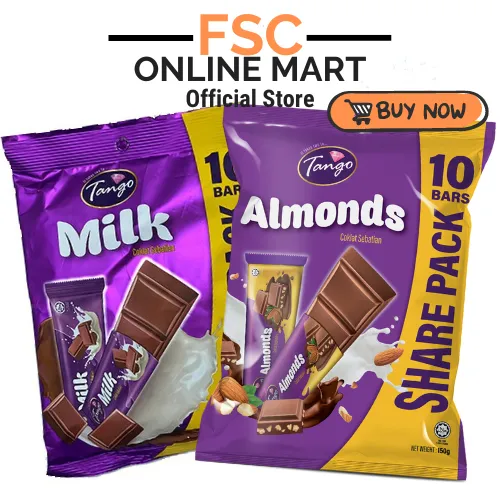 [FSC] Tango Choco Milk Bars 15gx10s (Share Pack)