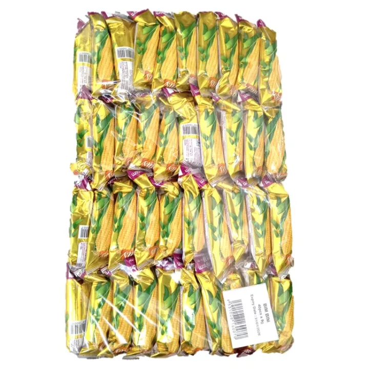9g x 40pcs CV Jagung Stick Bin Bin / Keropok Jagung Popcorn [ My foodies King ]