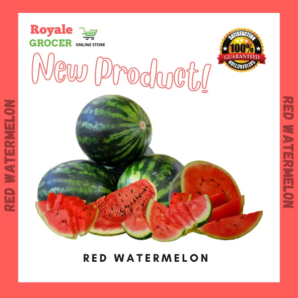 Red/Yellow Watermelon 1 whole pc (5-6 kg) 红/黄西瓜