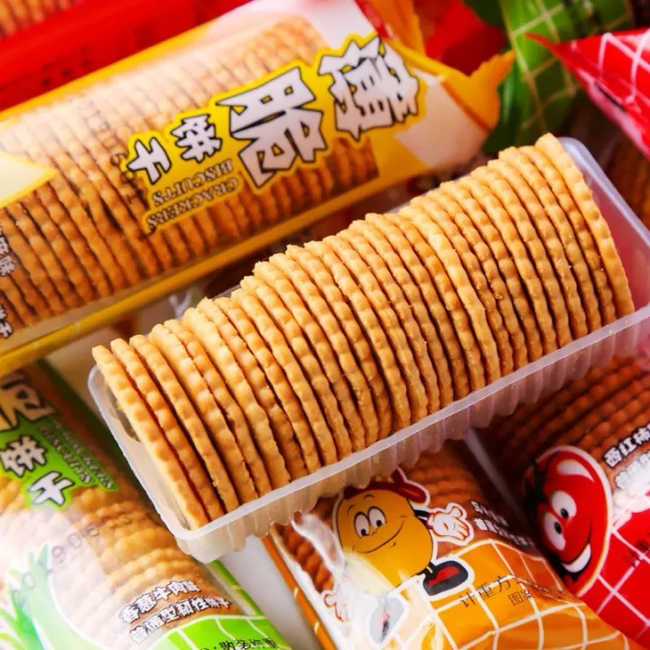 迷你小薄脆饼Mini crispy biscuits早餐饼干多口味散装休闲零食巧克力multi-flavor bulk casual snack