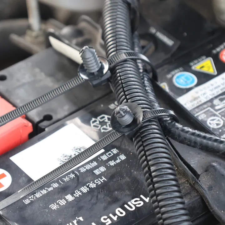 20PCS Car Push Mount Cable Tie Fastener Clip Universal Nylon Self Locking Retainer for Car Bumper Fender Liner Repair Kit