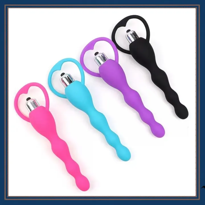 Silicone 10 Speed Anall Plug Prostate Massage Butt Plug Vibrator Sex Toys for Woman Men Adult Products