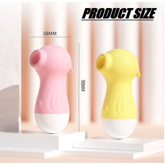 Doyola PINK Yellow Second Tide Vibrator Sucking Female Private Electric Massage Stick Toys Tease Mute Adult Product