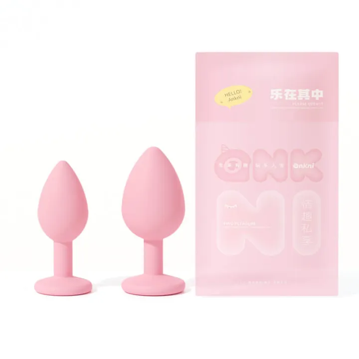 MizzZee - Pink Diamond Butt Plug (Multiple-size) Adult Sex Toy Masturbation Vibrating Massager Toys For Couples Alat Seks