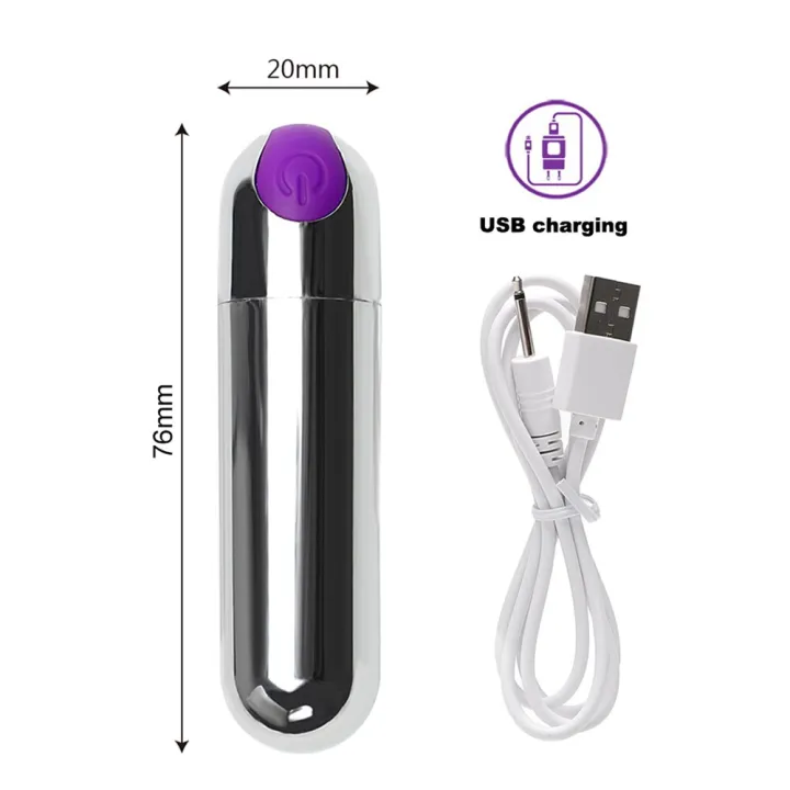 Mini Bullet Vibration Stimulator G-Spot Clitoral Sex Toys For Women USB Charge 10 Speed Vibration Rechargeable #振动棒