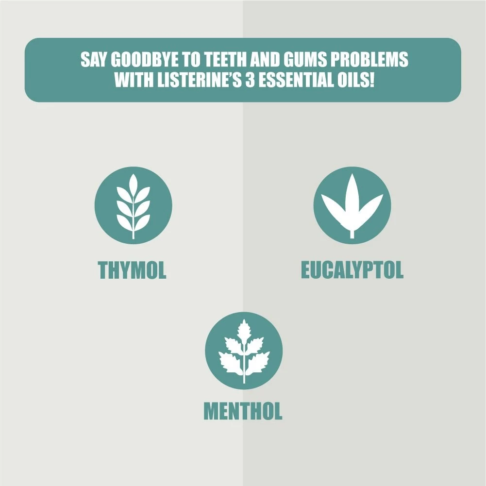 [Bundle of 6] Listerine Healthy White Mouthwash (750ml)