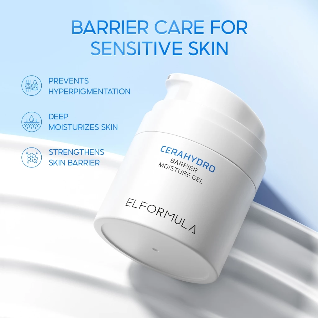ELFORMULA 2IN1 Barrier Moisturizer + Facial Cleanser Daily Basic Repair Moisturizing Skincare Set