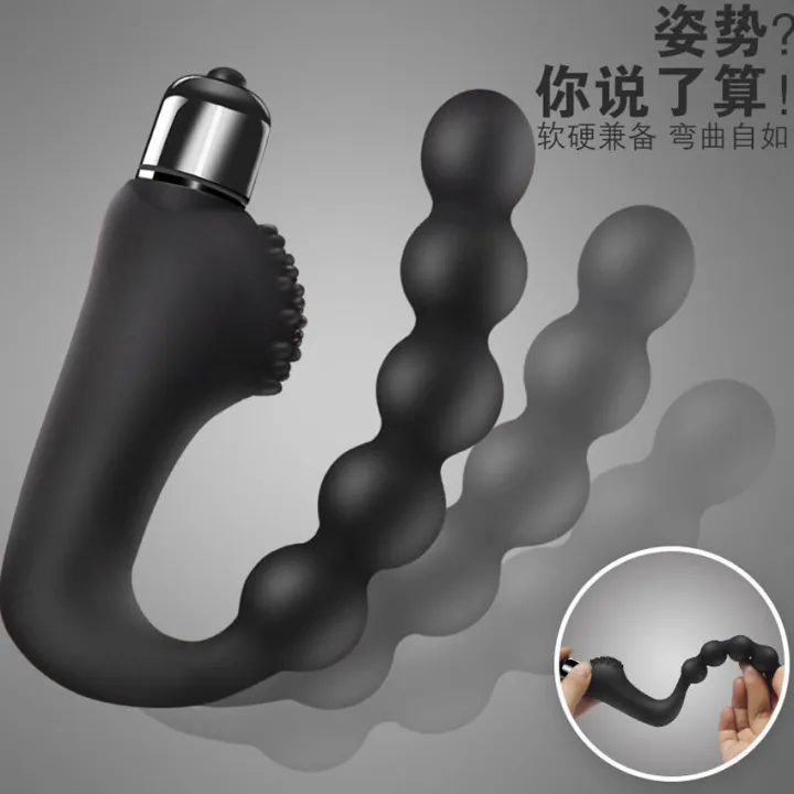 [MAZE TRADING] 10 Speed Vibrate Anus Beads Butt Plug Vibrator Clitoris G Spot Prostate Vibrator Massager G-ay Sexx Toy AP-10 [Sifat Series]