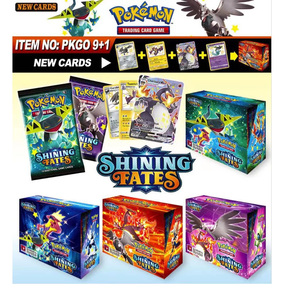 POKEMON TRADING CARD GAME SHINING FATES SWORD & SHIELD LOST ORIGIN BRILLIANT STARS 360PCS NEW VERSION PLAYING CARD