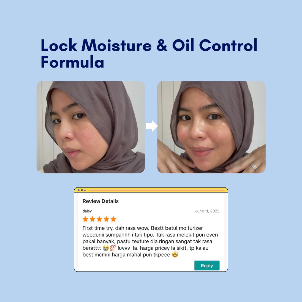 WEEDURI Beecalm Barrier Silk Moisturiser For oily acne prone skin, sensitive and damaged skin barrier