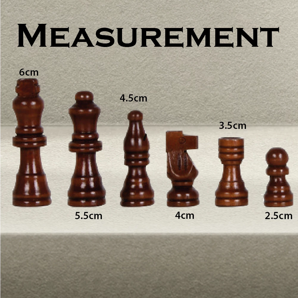 3 in 1 Chess Board Set Premium Wooden & Magnetic Folding Potable Chess Board Papan Catur Kayu Chess Set Tournament Size