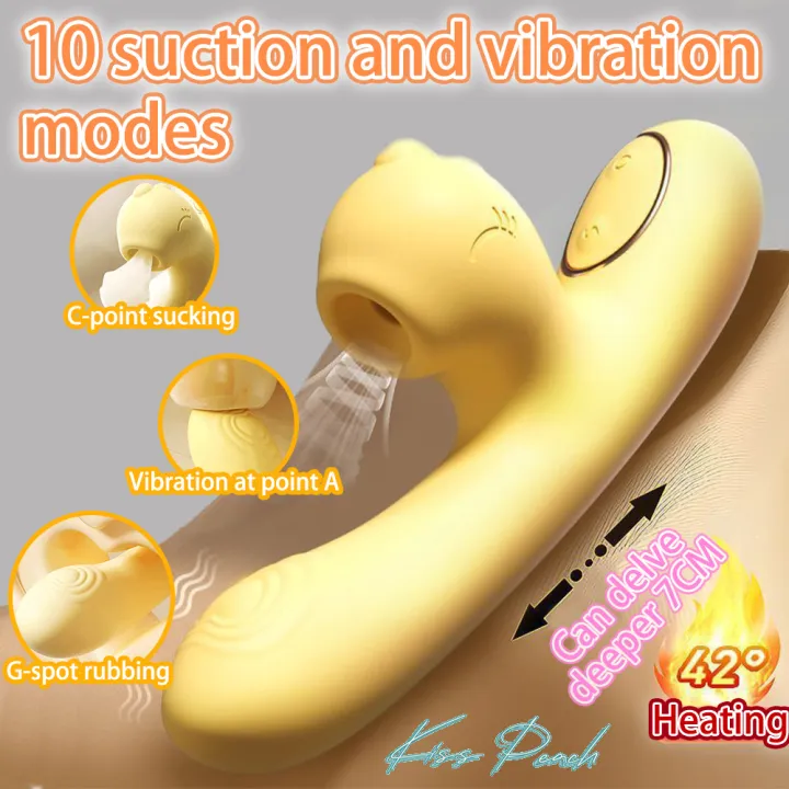 3 IN 1 Automatic Heating Vibrator Have 10 Species Sucking Function and Vibration Modes G Spot Vibration Woman Vibrater Sex Women dildo Toys for Girl Vibrator for Girls Adults Toys Women