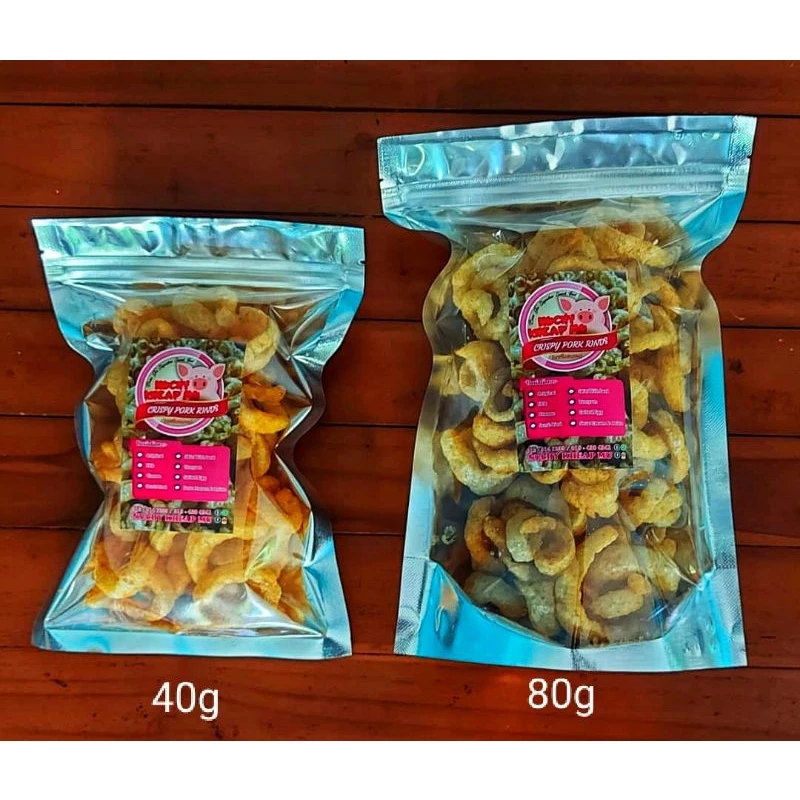 BEST SELLER‼️ ORIGINAL# Thai homemade Crispy Pork Rinds-fried crispy pork skins KETO-NON-HALAL PRODUCT(80g)