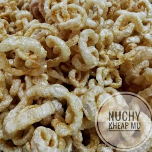 BEST SELLER‼️ ORIGINAL# Thai homemade Crispy Pork Rinds-fried crispy pork skins KETO-NON-HALAL PRODUCT(80g)