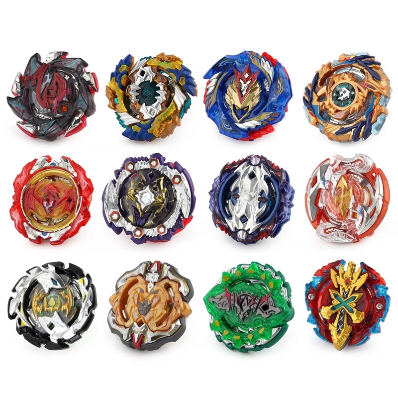 12Pcs Beyblade Burst Spinning Tops launcher Gyro Toy Set Battle Gyro Game Set Toy