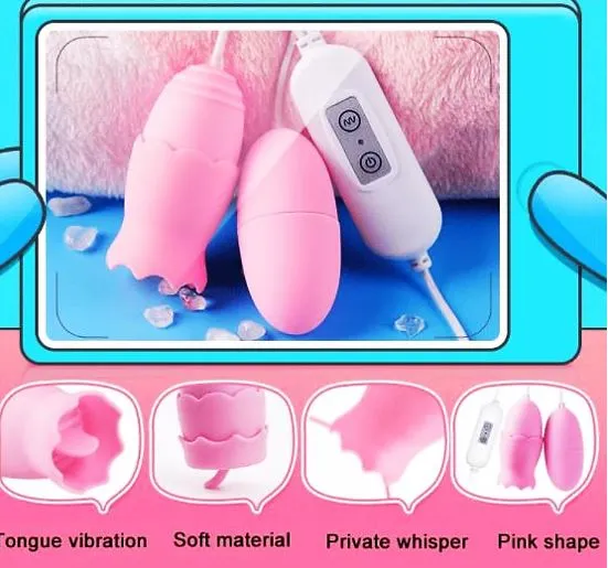 🎀GALAKU🎀 Vibrating Egg Sex Toys for Women Oral Sex Licking Tongue Vibrating Female Nipple Sucking Clitoral Stimulat