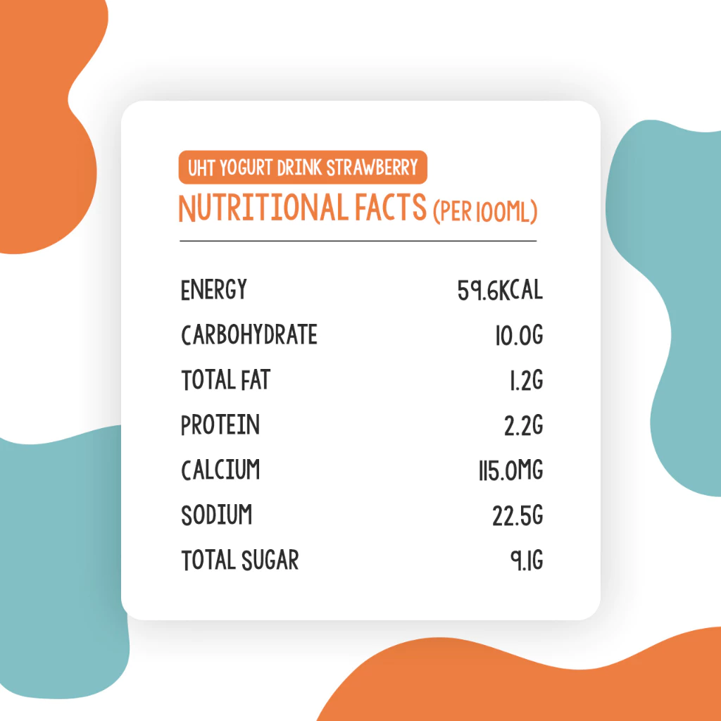 Farm Fresh UHT Yogurt Drink Strawberry 200ml x 24 Packs