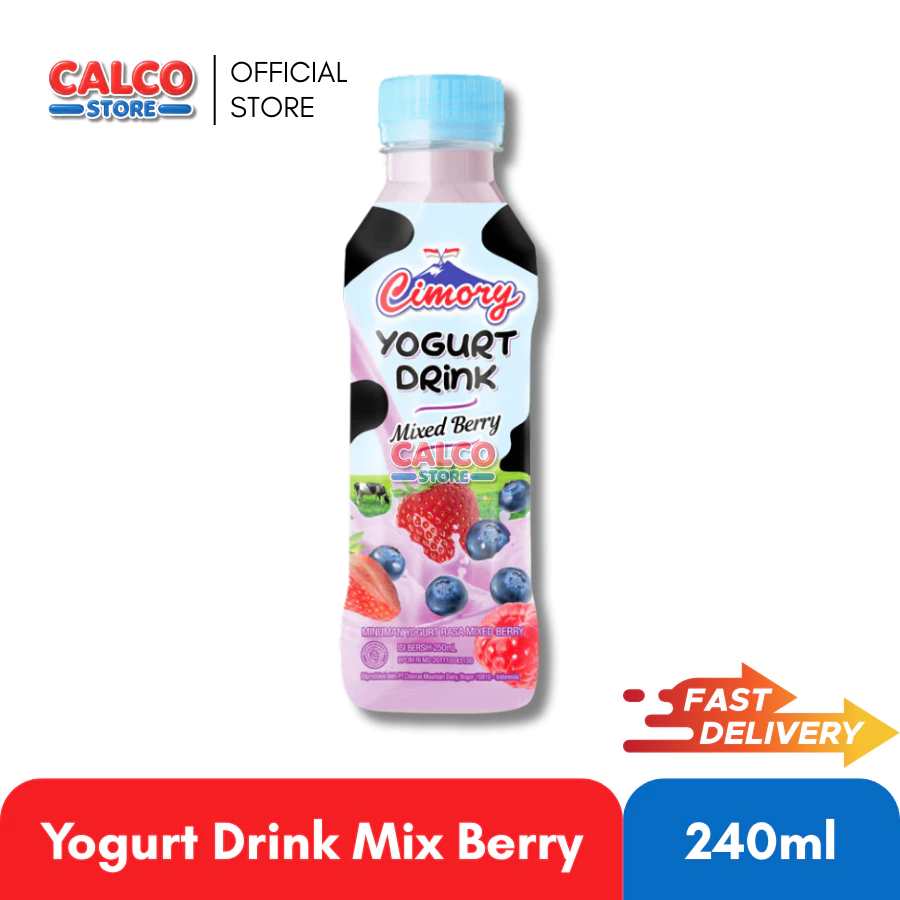 Cimory Yogurt Drink Mixed Berry 240ml (Halal) | Calco Store Official | Fast Delivery