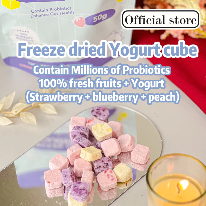 [50G] Freeze dried TRIO YOGURT CUBE