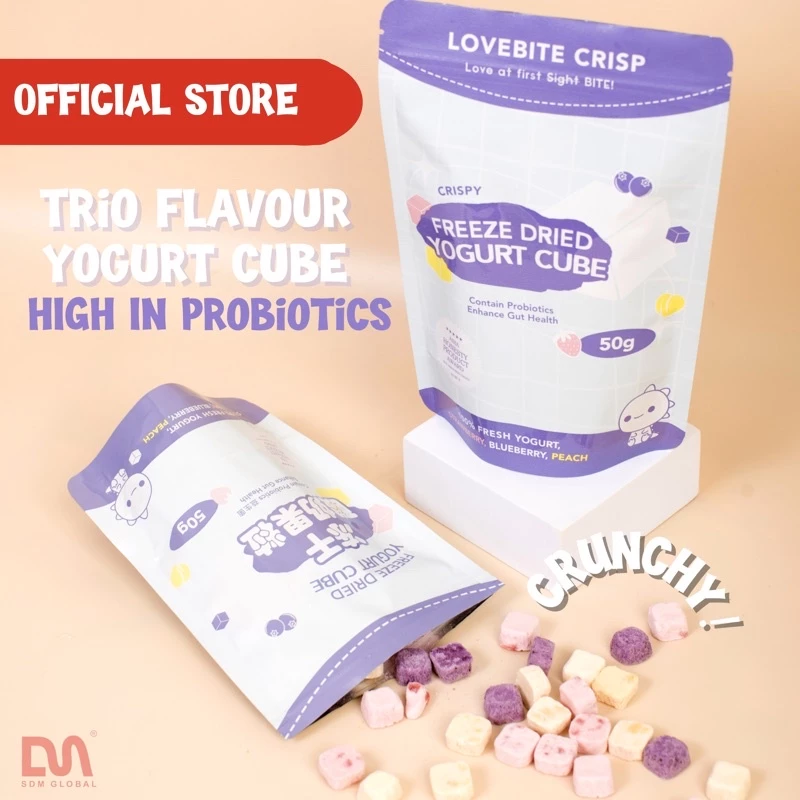 [50G] Freeze dried TRIO YOGURT CUBE