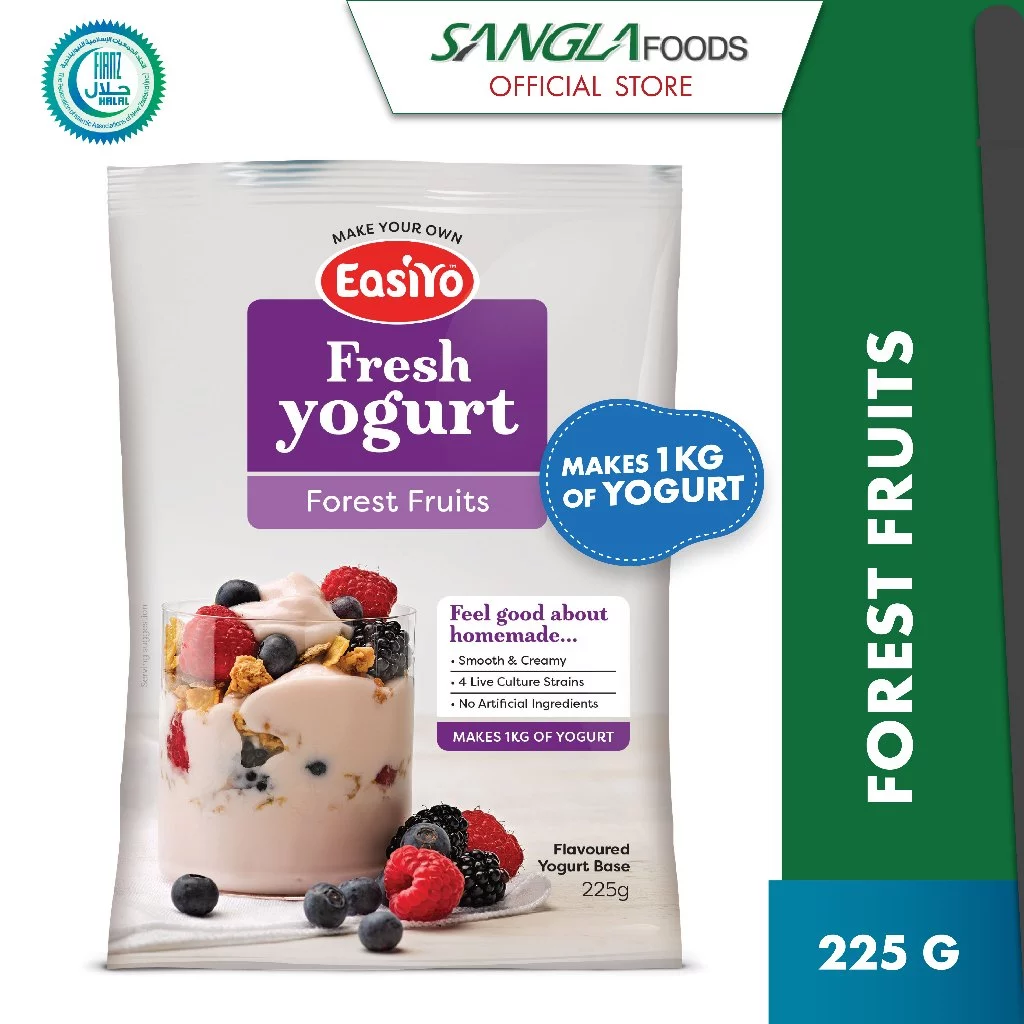 EasiYo Yogurt Forest Fruits (225g/1kg) Halal certified