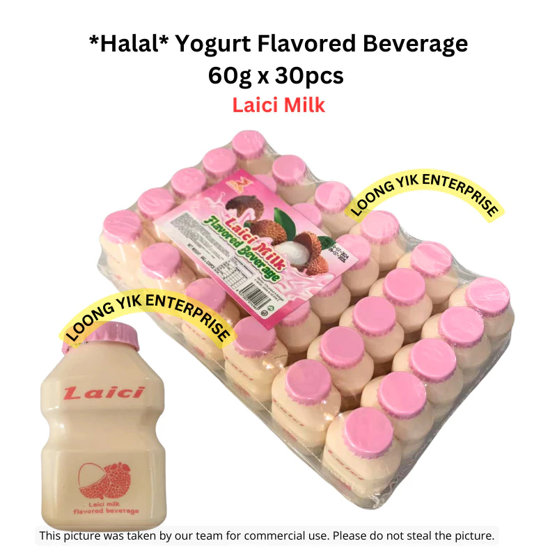 Yogurt Flavored Beverage 60g x 30pcs (Yogurt, Laici Milk, Strawberry Milk, Grape Milk, Mango)